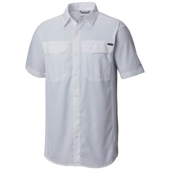 Columbia Overhemd Heren, Silver Ridge Lite Short Sleeve Wit, 47LXRCMVI